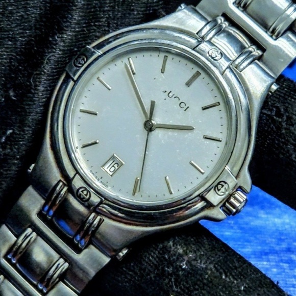 Gucci Other - Vintage (1990s) Gucci Mens Classic Dress Watch Swiss Made